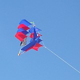Funny! A novelty ship kite. More stable than it looks.