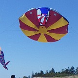This very large UFO kite has flown at many Adelaide Kite festival events.