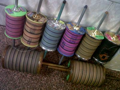 Flying line storage.